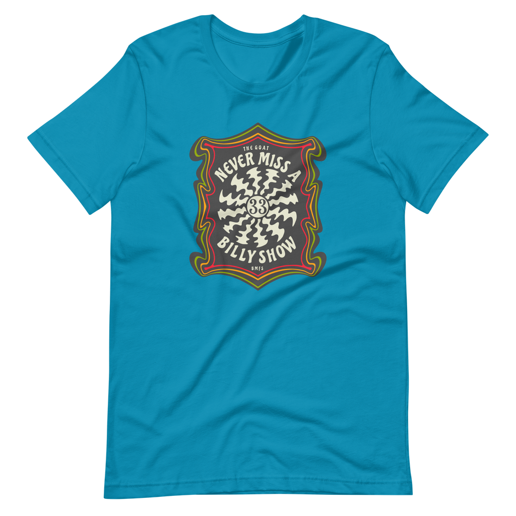 Never Miss A Billy Show Brewery Bella + Canvas Premium Cotton | 33 BMFS THE GOAT