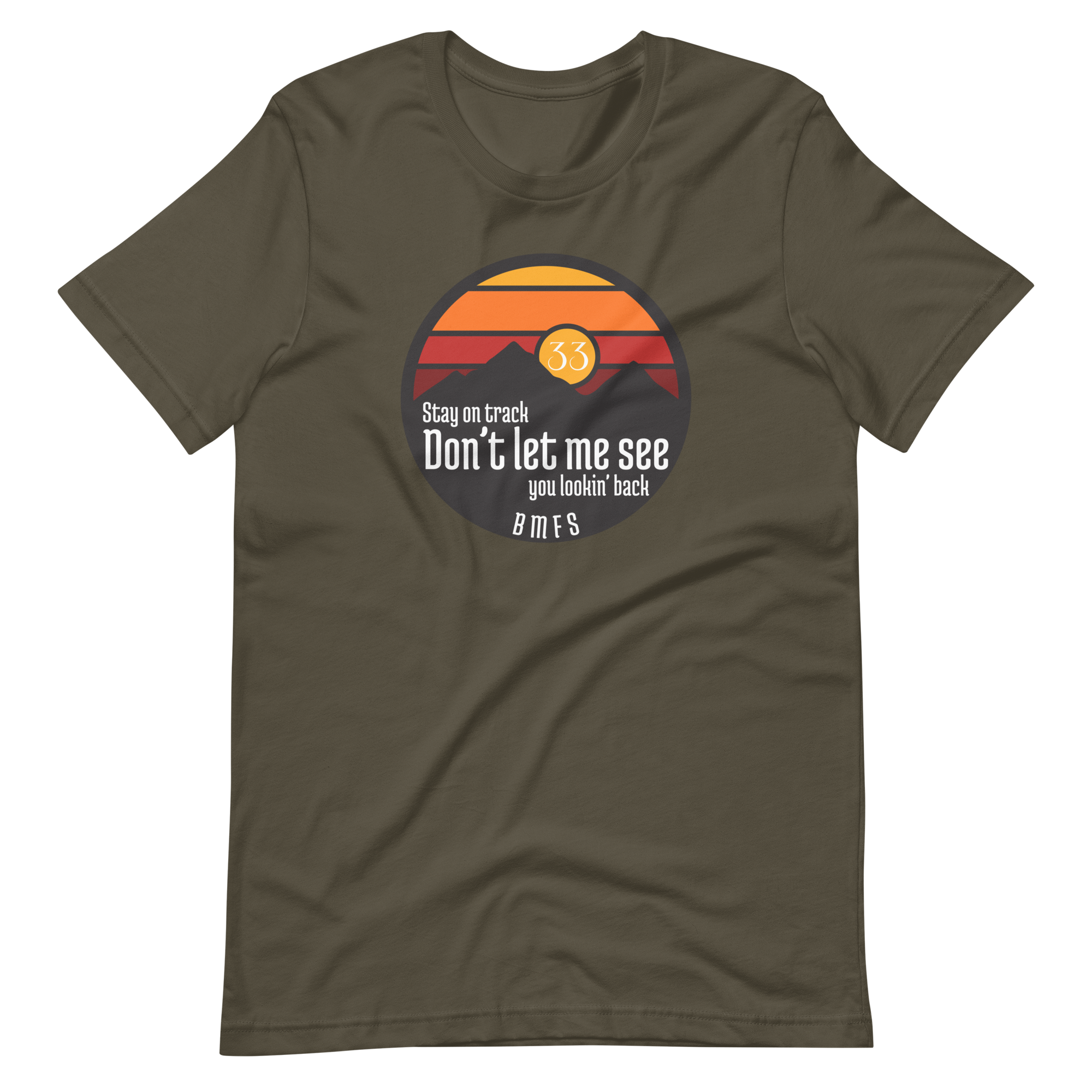 Stay On Track Bella + Canvas Premium cotton | BMFS 33 THE GOAT