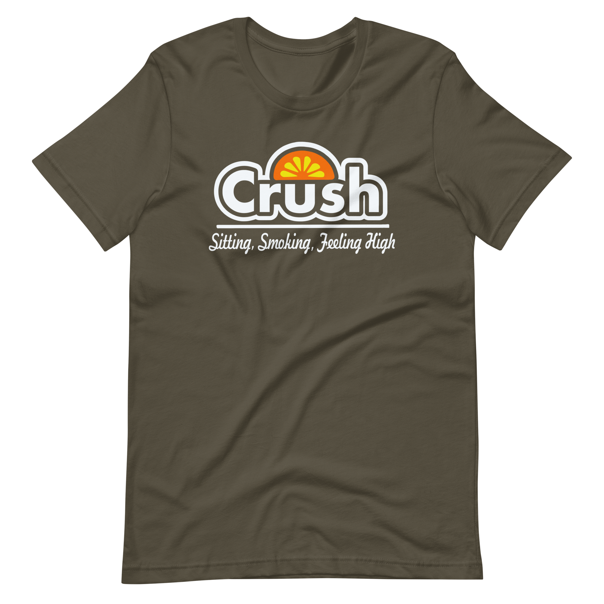 Crush Sitting Smoking Feeling High Bella+Canvas Short Sleeve | DMB Inspired Art
