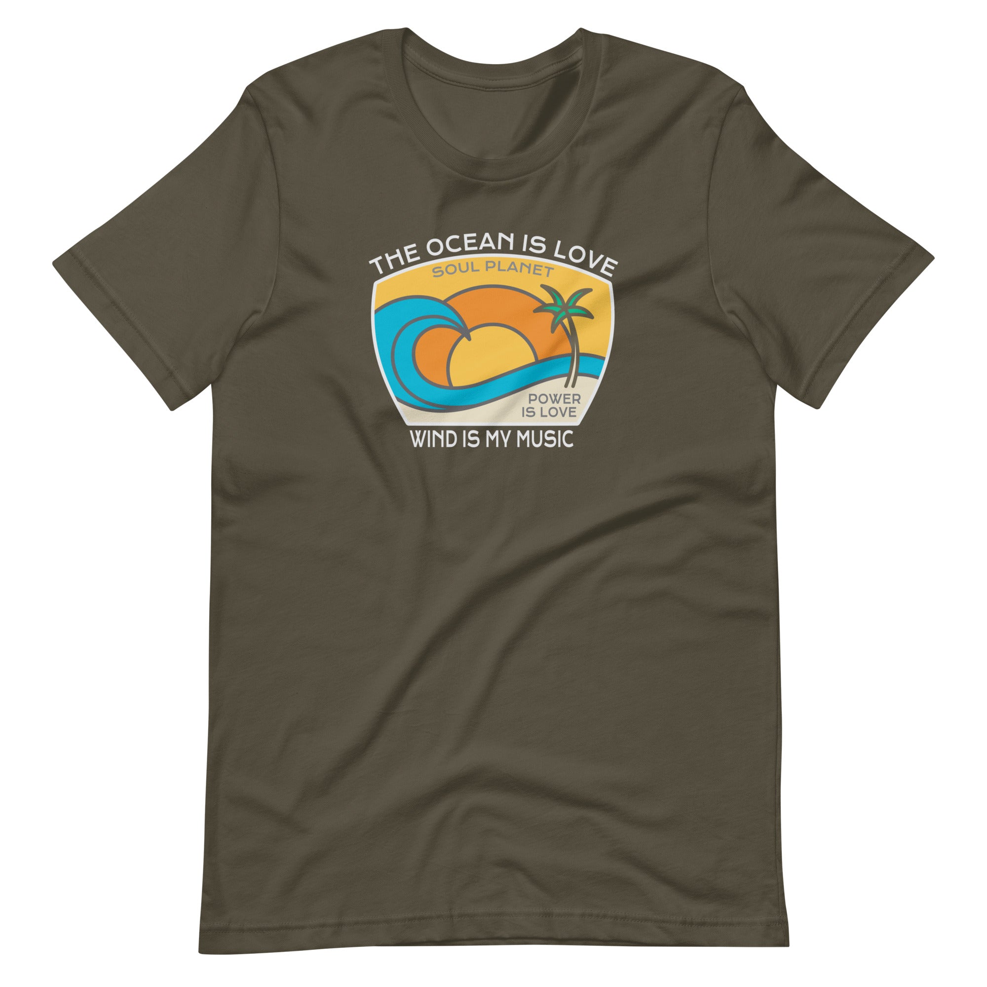 The Ocean Is Love  | Bella + Canvas Premium cotton | Short Sleeve