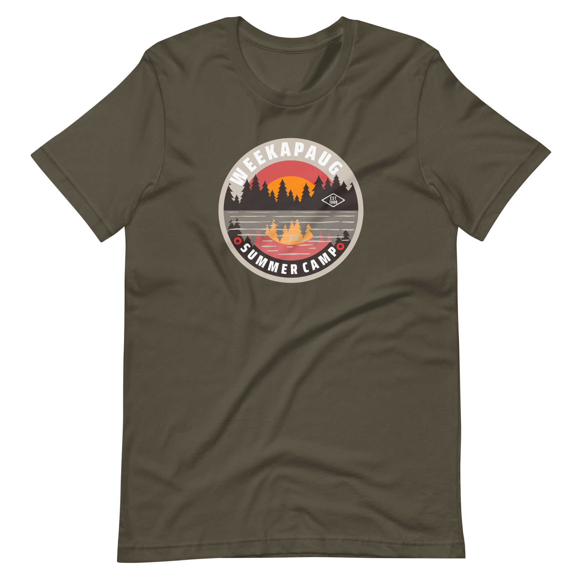 Weekapaug Summer Camp | Bella + Canvas Premium cotton | Short Sleeve