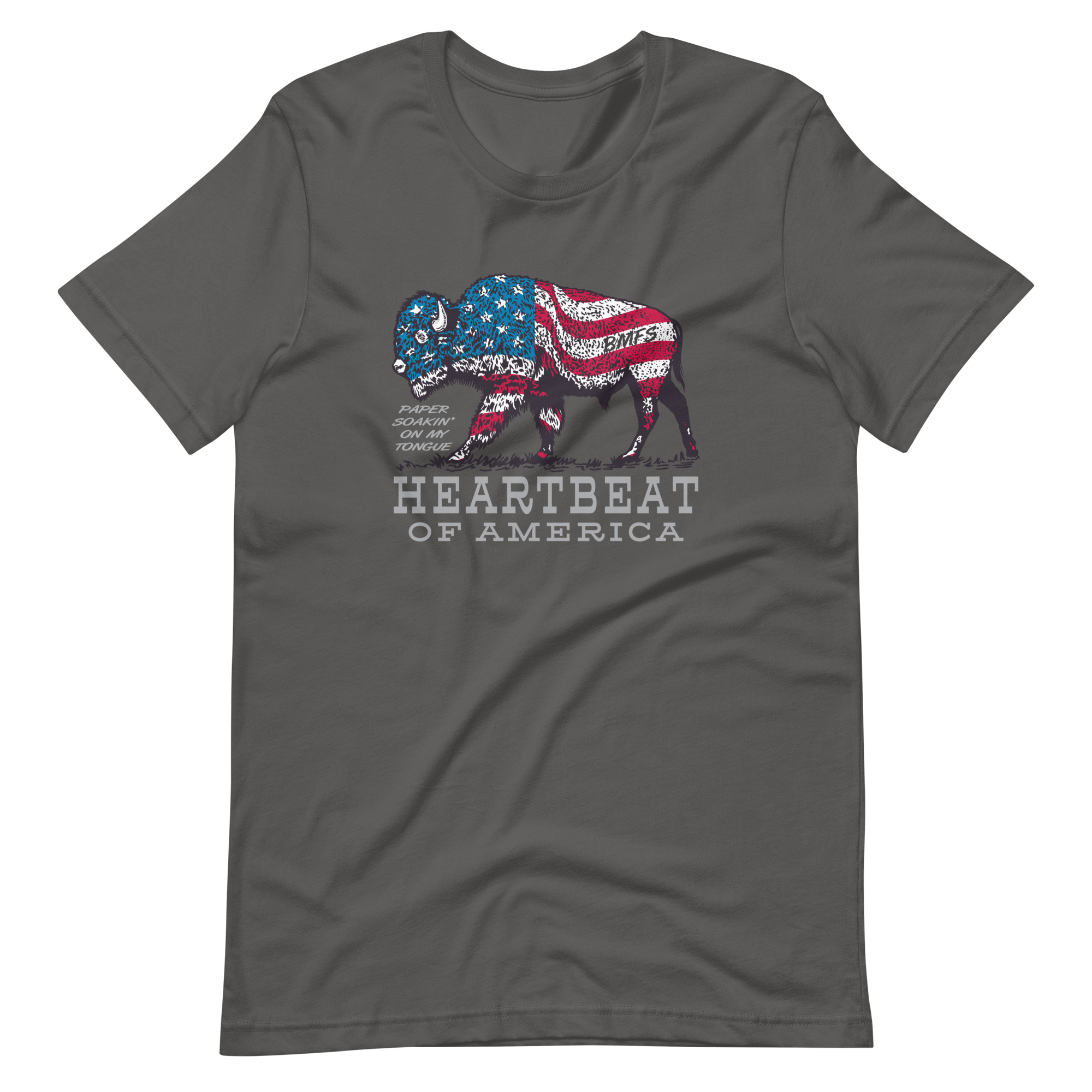 Heartbeat of America Bella + Canvas Premium Cotton | 33 BMFS THE GOAT