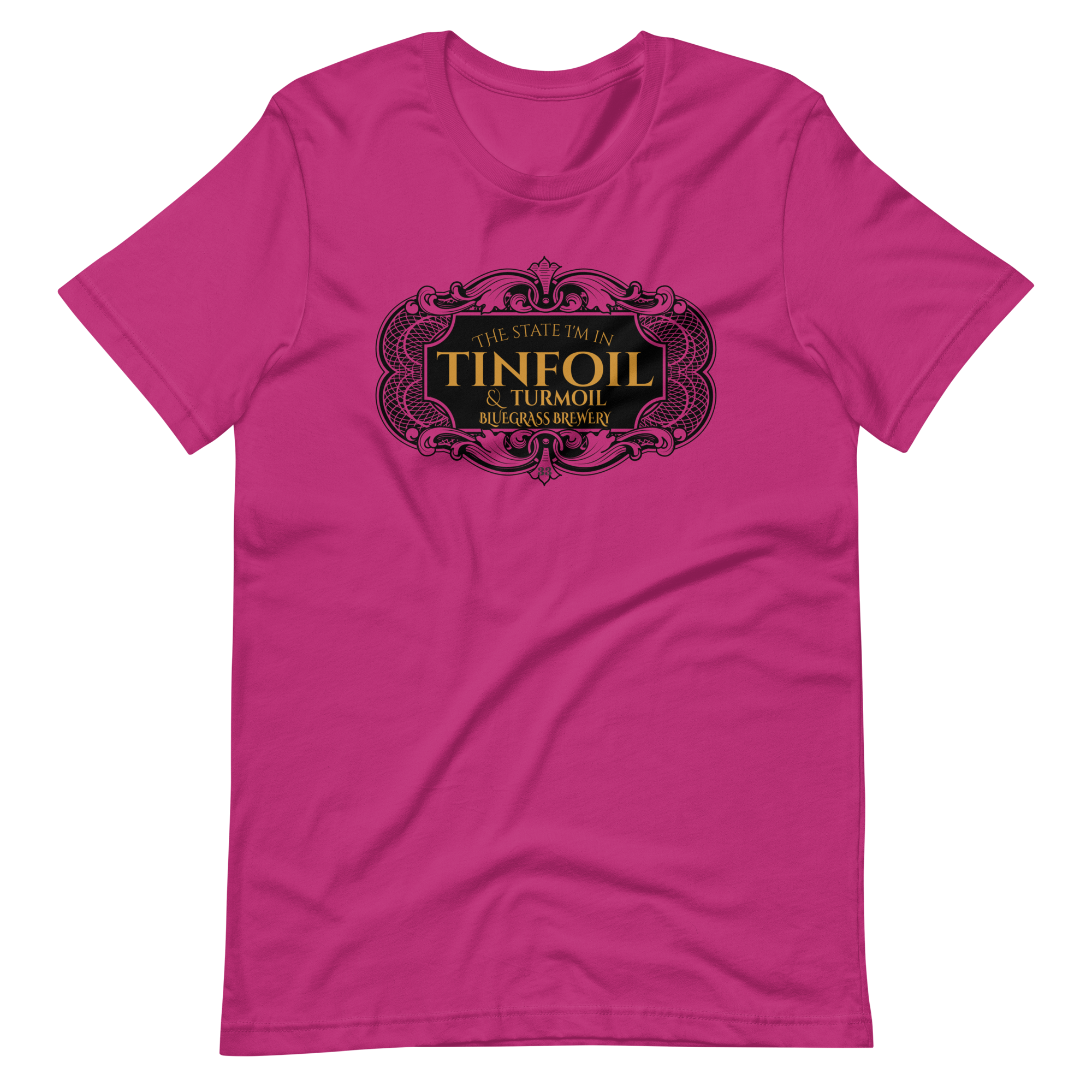 Tinfoil & Turmoil Brewery Bella + Canvas Premium Cotton | 33 BMFS THE GOAT