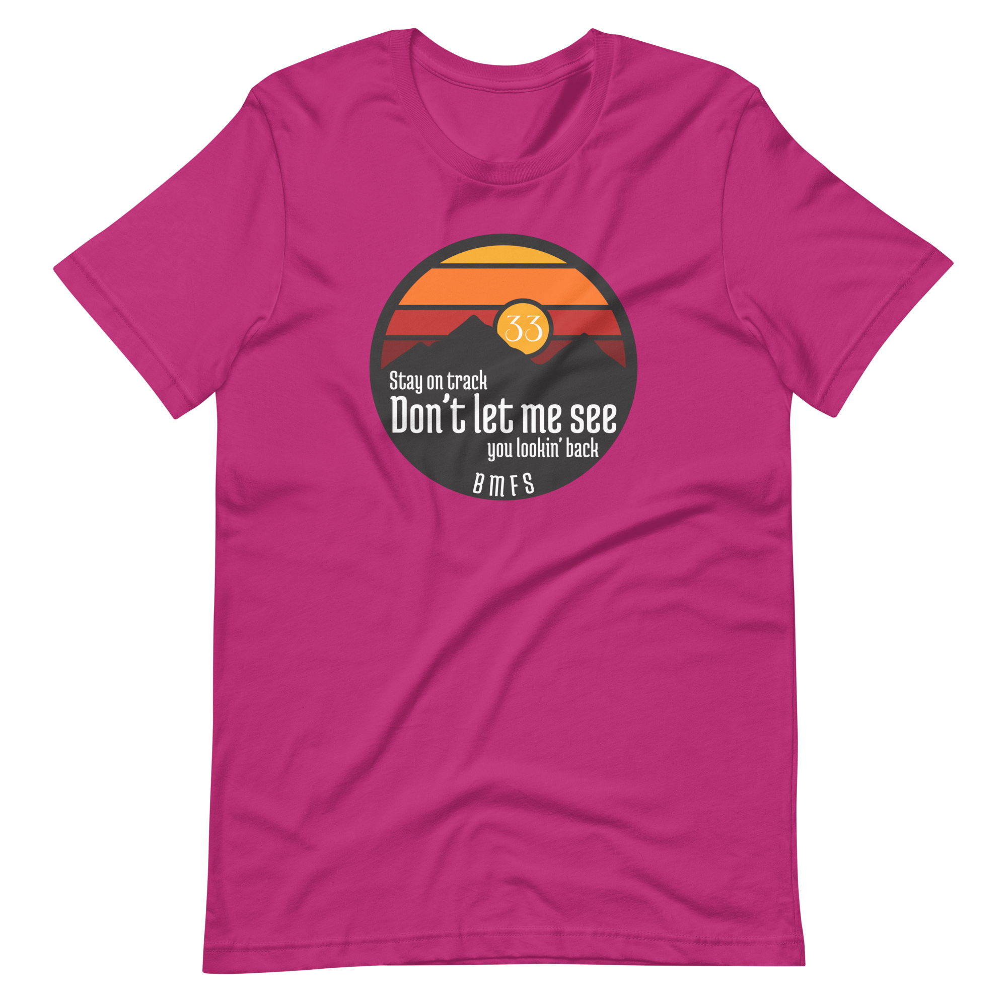 Stay On Track Bella + Canvas Premium cotton | BMFS 33 THE GOAT