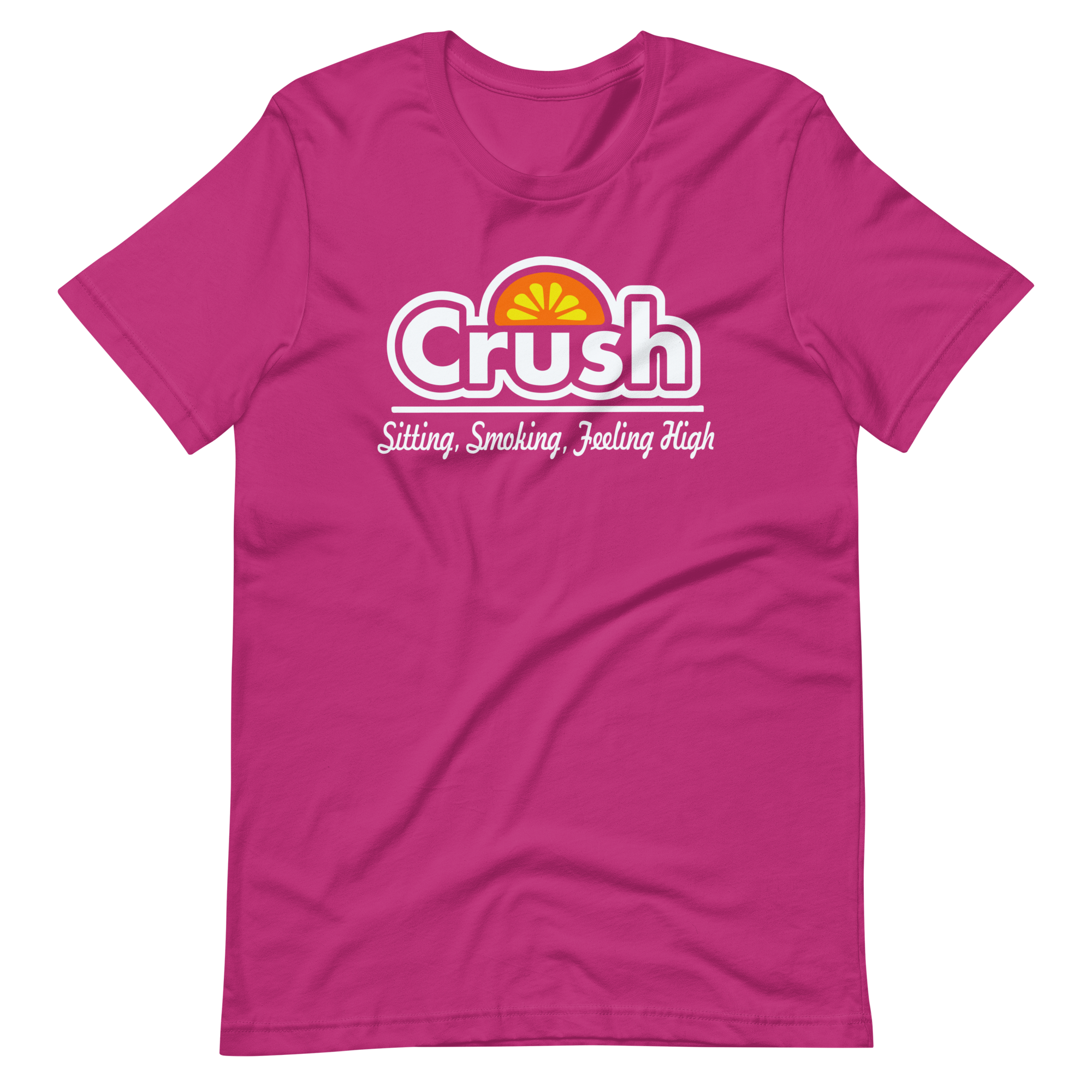 Crush Sitting Smoking Feeling High Bella+Canvas Short Sleeve | DMB Inspired Art