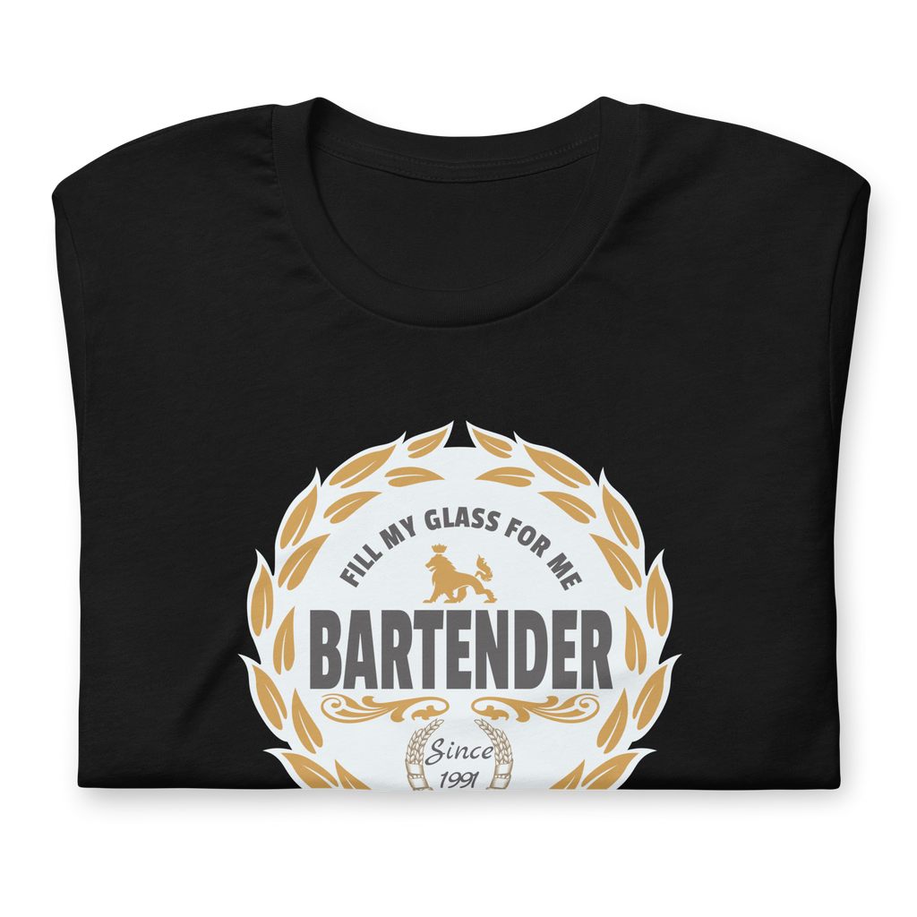 Bartender Bella + Canvas Short Sleeve | DMB Inspired Art