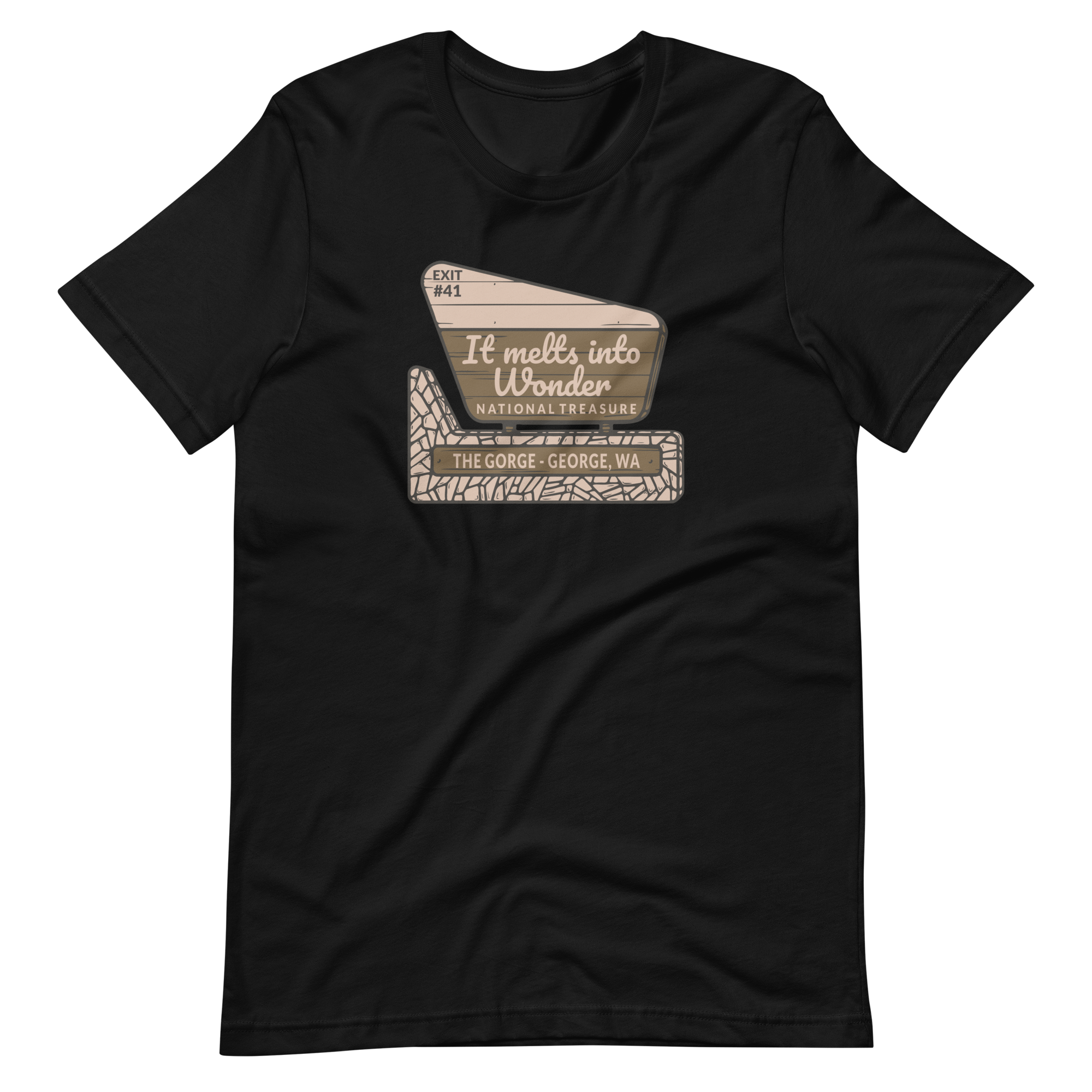It Melts Into Wonder George Bella + Canvas Short Sleeve | DMB Inspired Art