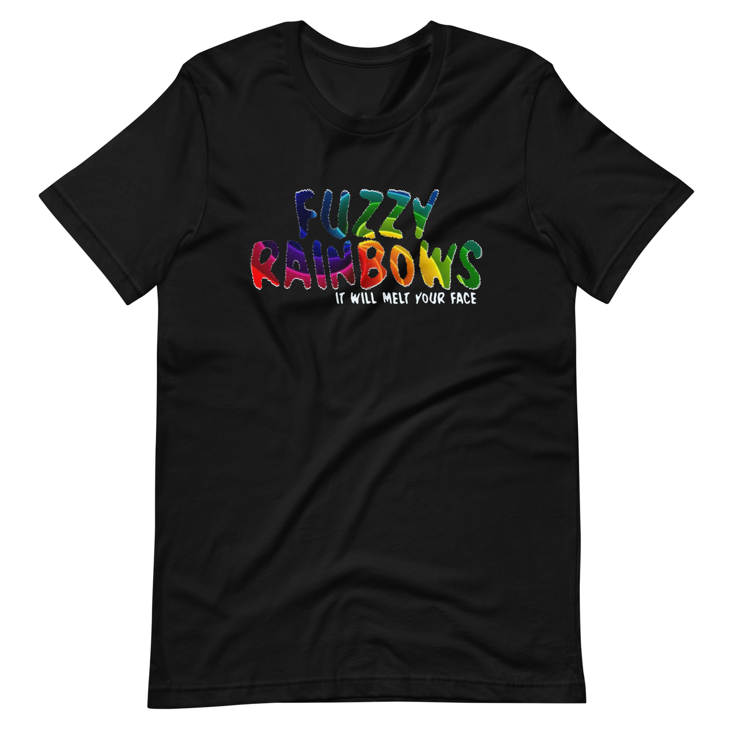 Fuzzy Rainbows Melt Your Face Bella + Canvas Premium Cotton | 33 BMFS
