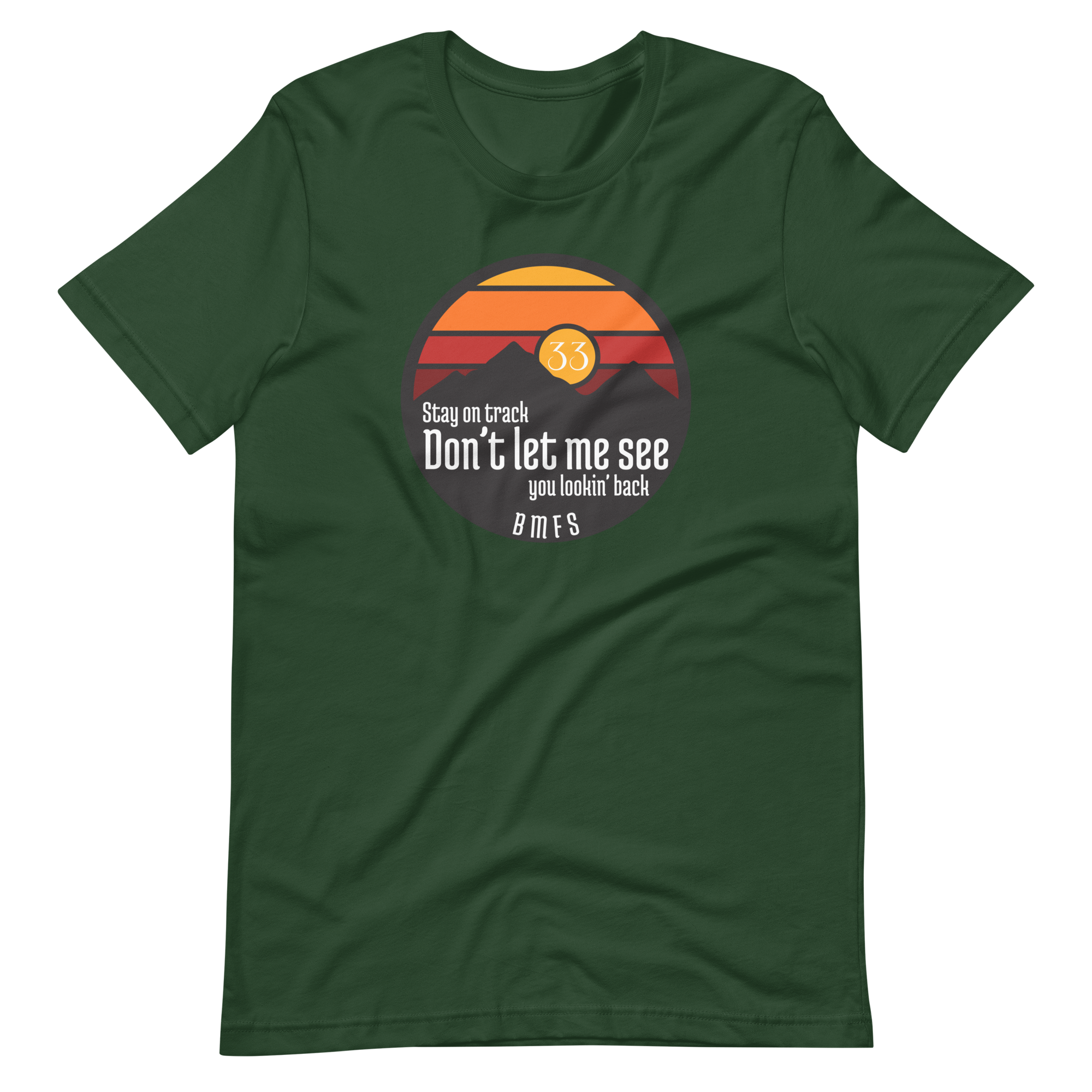Stay On Track Bella + Canvas Premium cotton | BMFS 33 THE GOAT