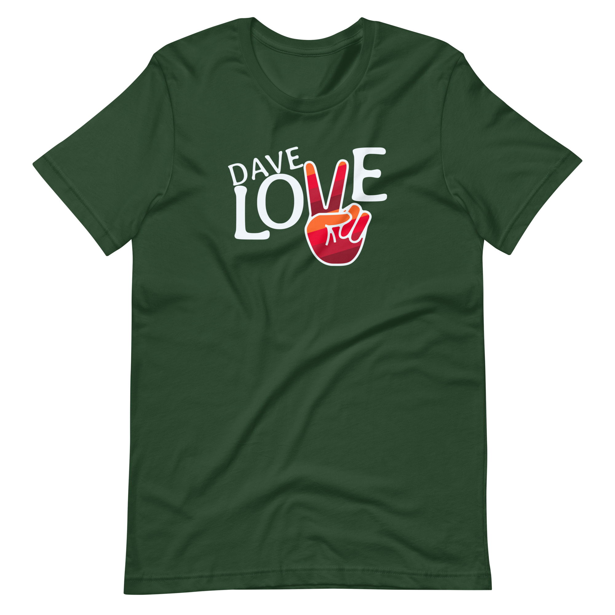 Dave Love Peace Bella + Canvas Short Sleeve | DMB Inspired Art | DTG