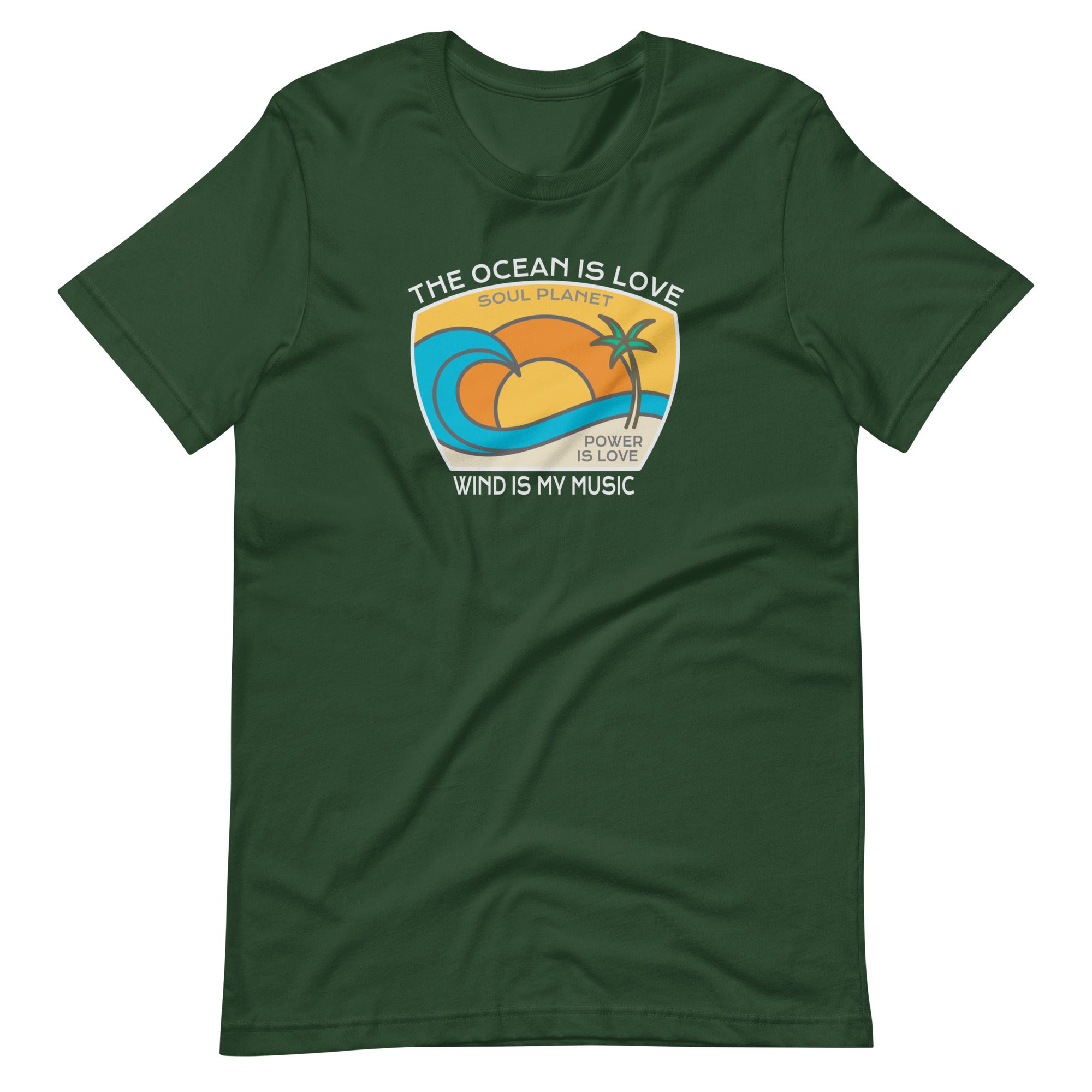 The Ocean Is Love  | Bella + Canvas Premium cotton | Short Sleeve