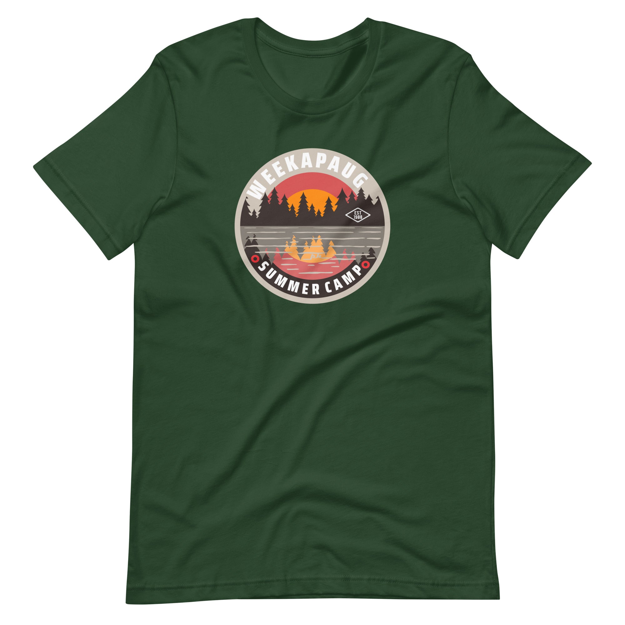 Weekapaug Summer Camp | Bella + Canvas Premium cotton | Short Sleeve