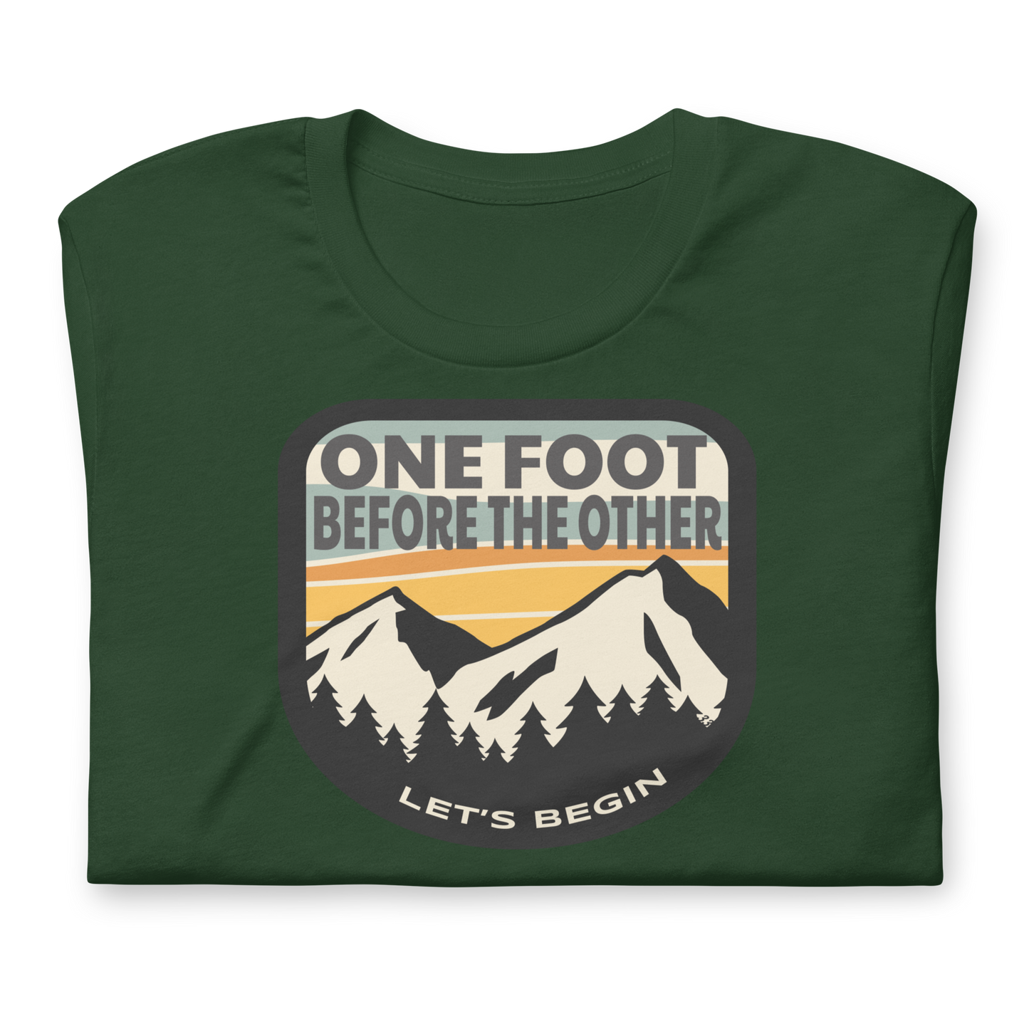 One Foot Before The Other Bella + Canvas Premium Cotton | 33 BMFS THE GOAT