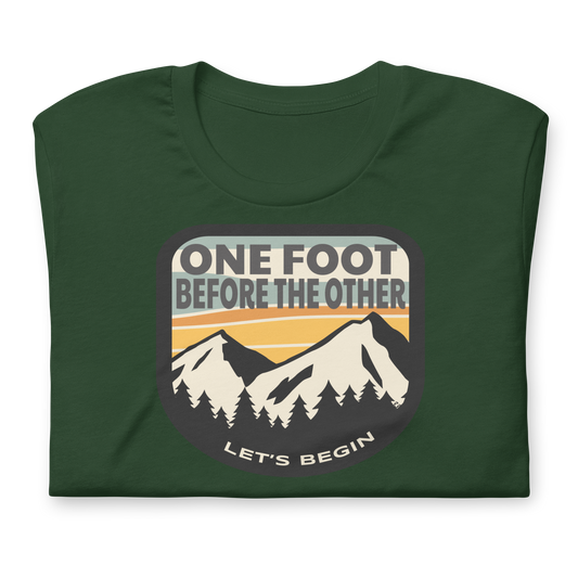 One Foot Before The Other Bella + Canvas Premium Cotton | 33 BMFS THE GOAT