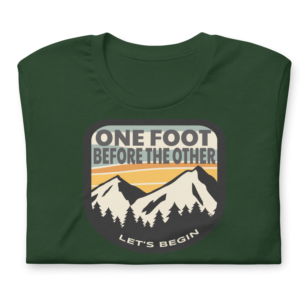 One Foot Before The Other Bella + Canvas Premium Cotton | 33 BMFS THE GOAT