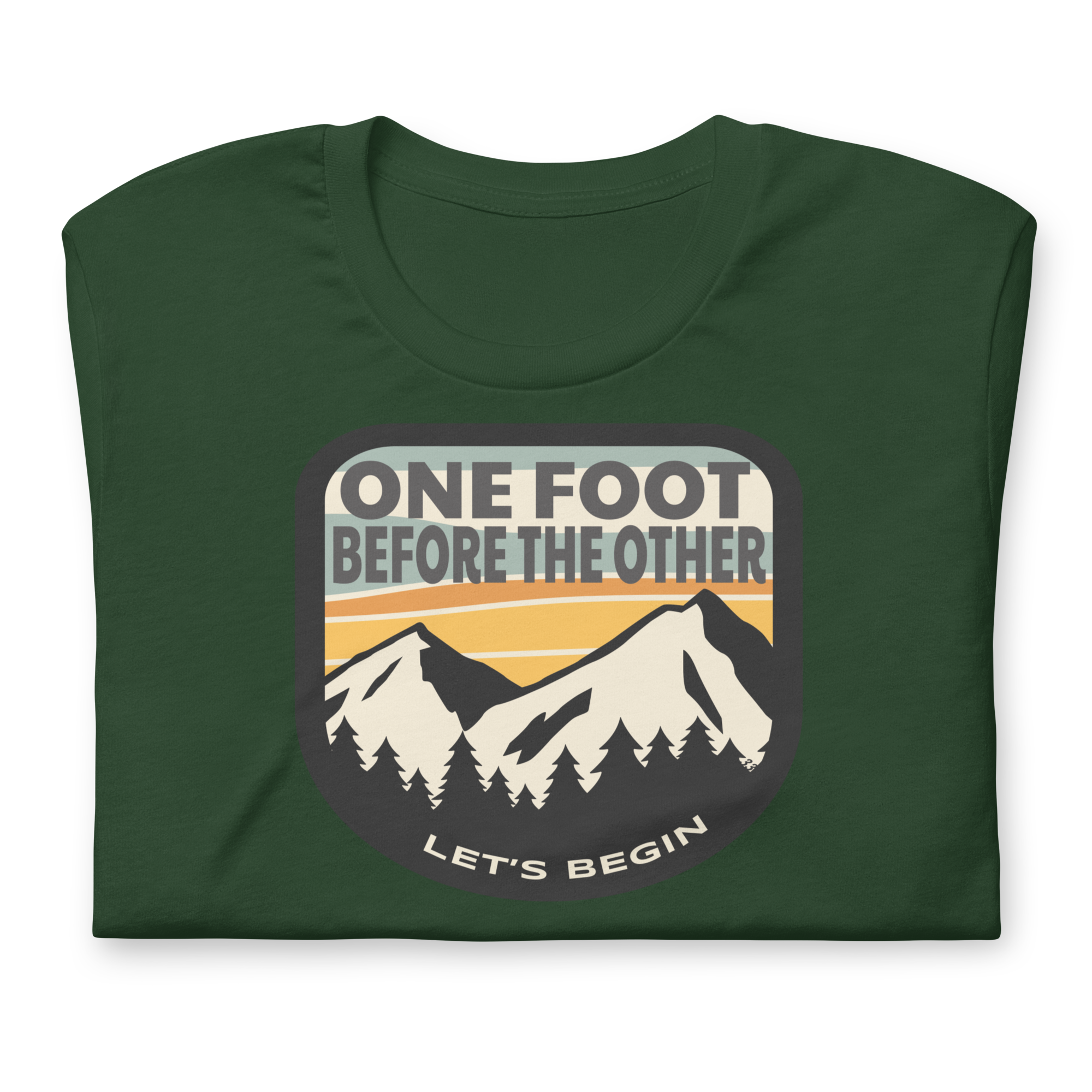 One Foot Before The Other Bella + Canvas Premium Cotton | 33 BMFS THE GOAT