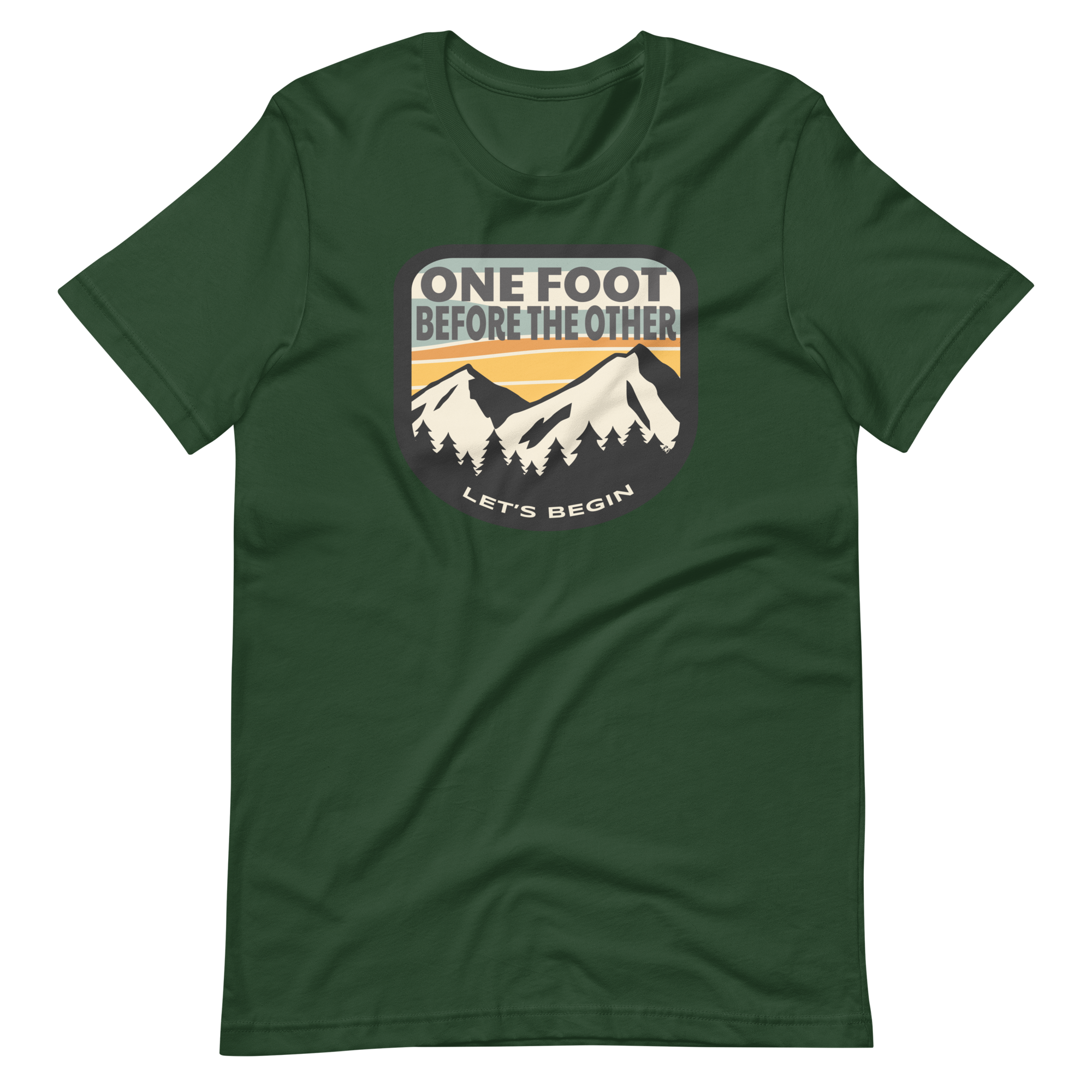 One Foot Before The Other Bella + Canvas Premium Cotton | 33 BMFS THE GOAT