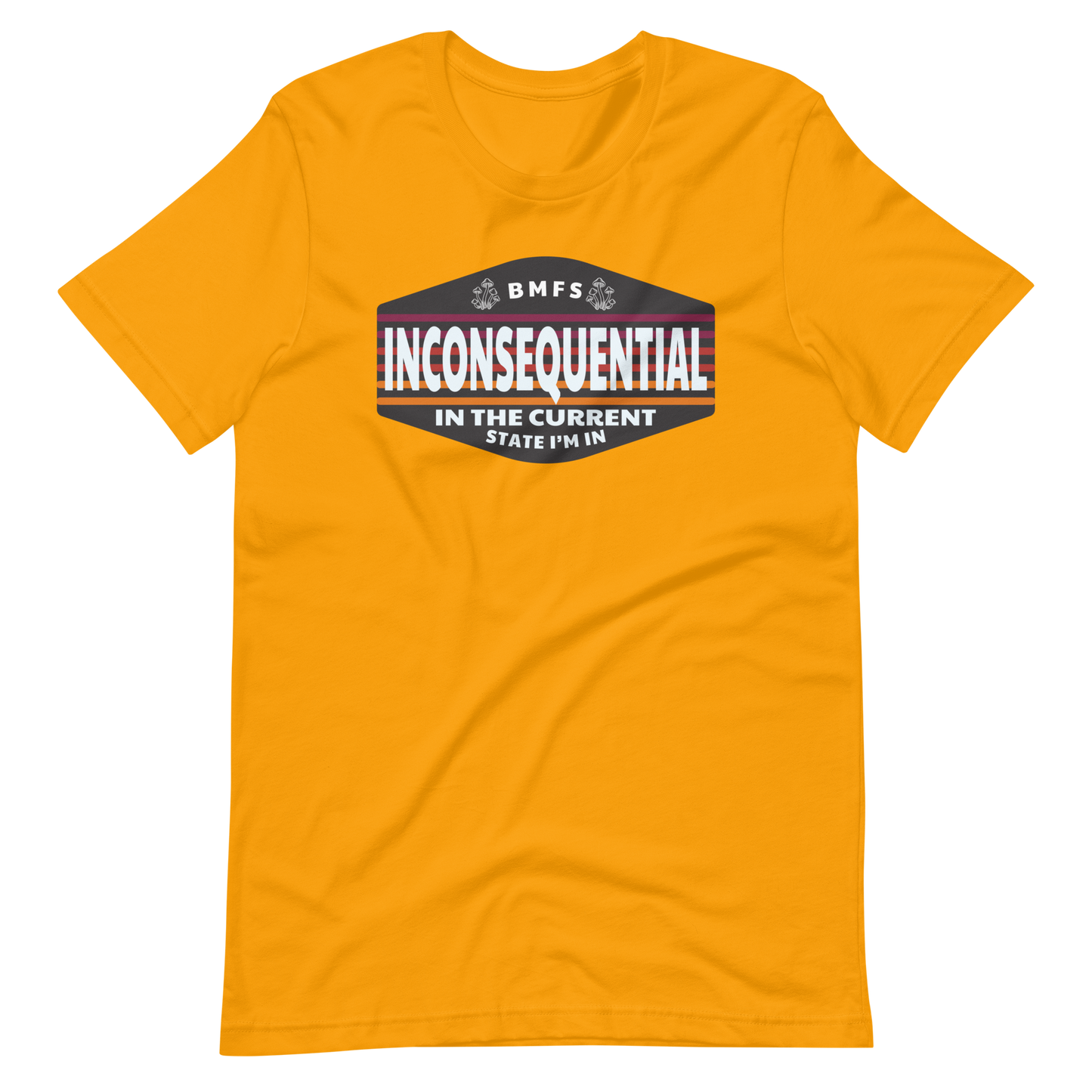 Inconsequential In The Current State I'm In Unisex t-shirt Bella + Canvas Premium Cotton | 33 BMFS THE GOAT