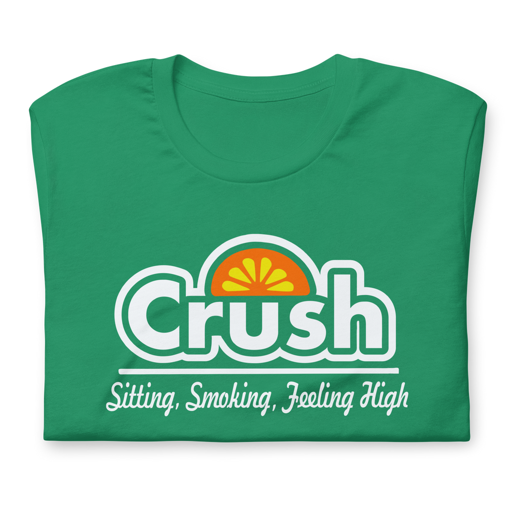 Crush Sitting Smoking Feeling High Bella+Canvas Short Sleeve | DMB Inspired Art