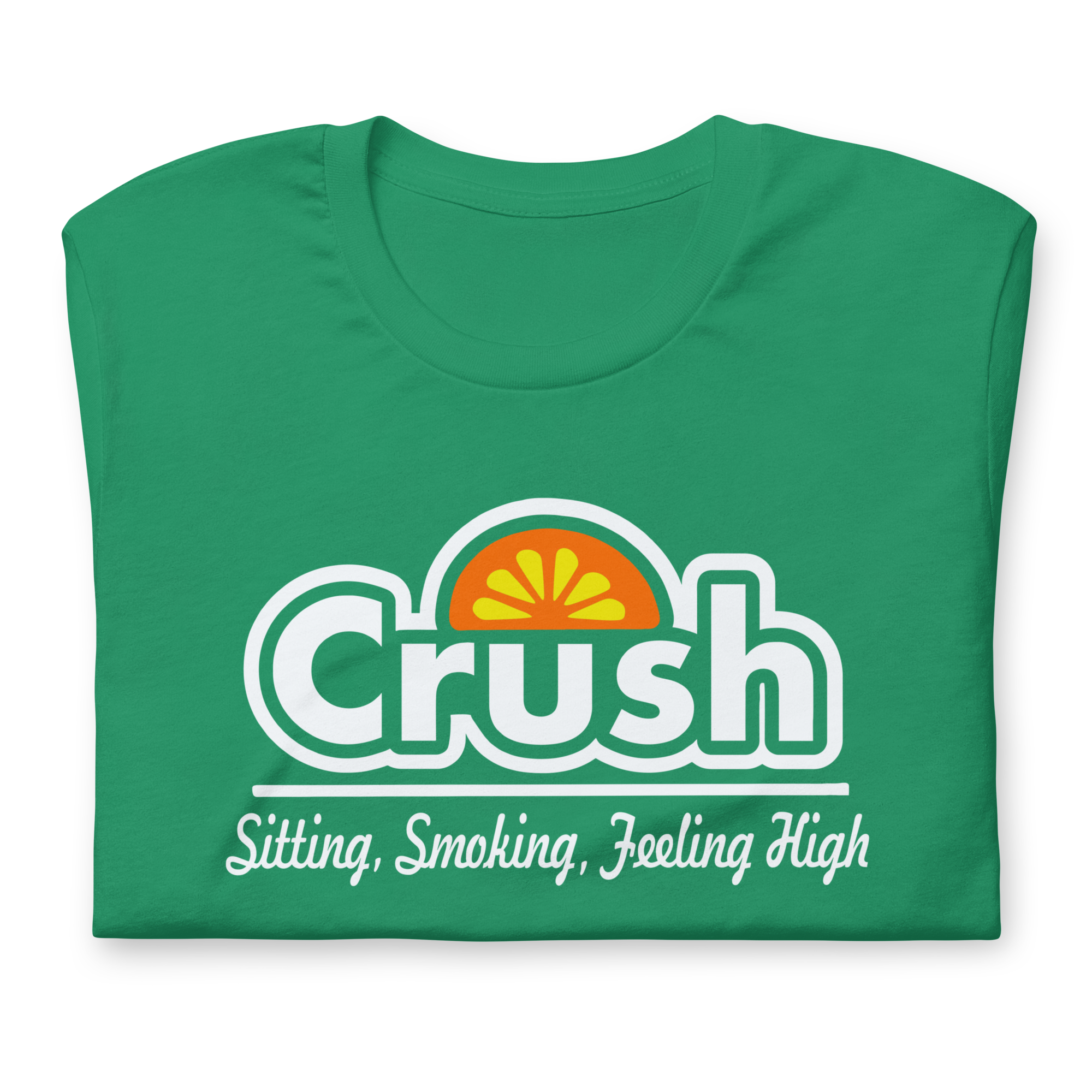 Crush Sitting Smoking Feeling High Bella+Canvas Short Sleeve | DMB Inspired Art