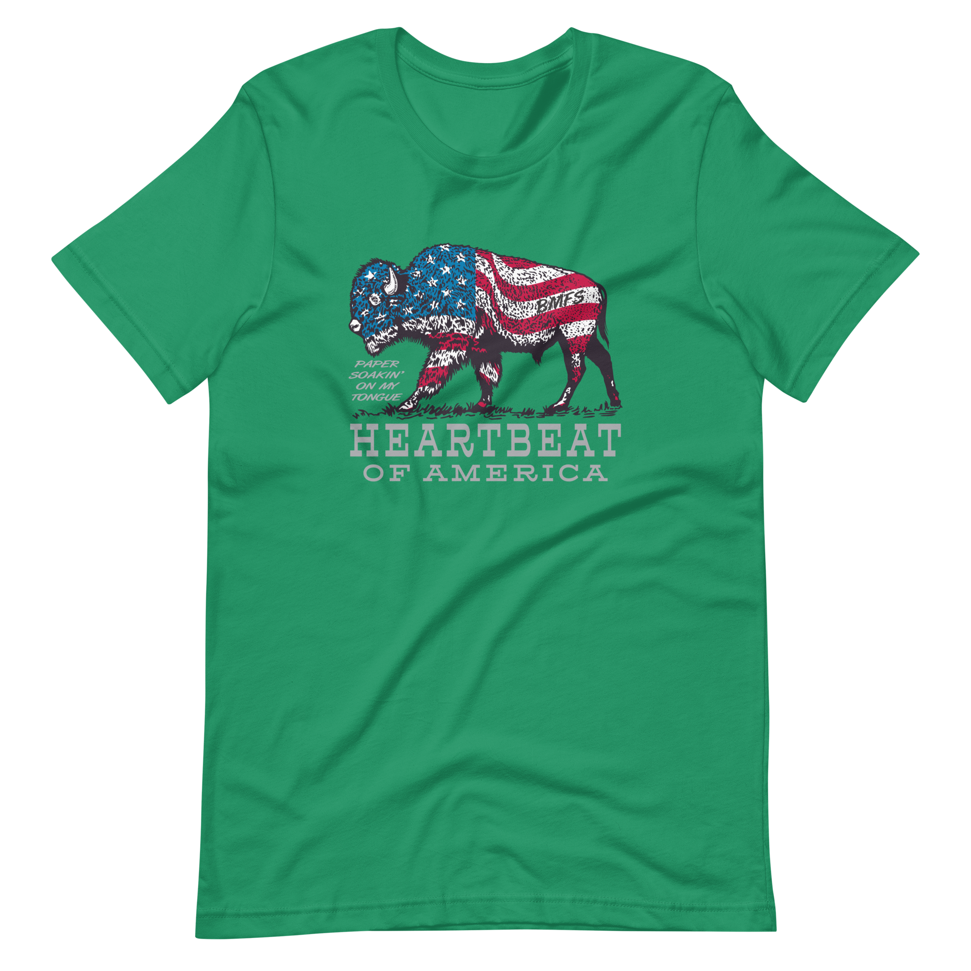 Heartbeat of America Bella + Canvas Premium Cotton | 33 BMFS THE GOAT