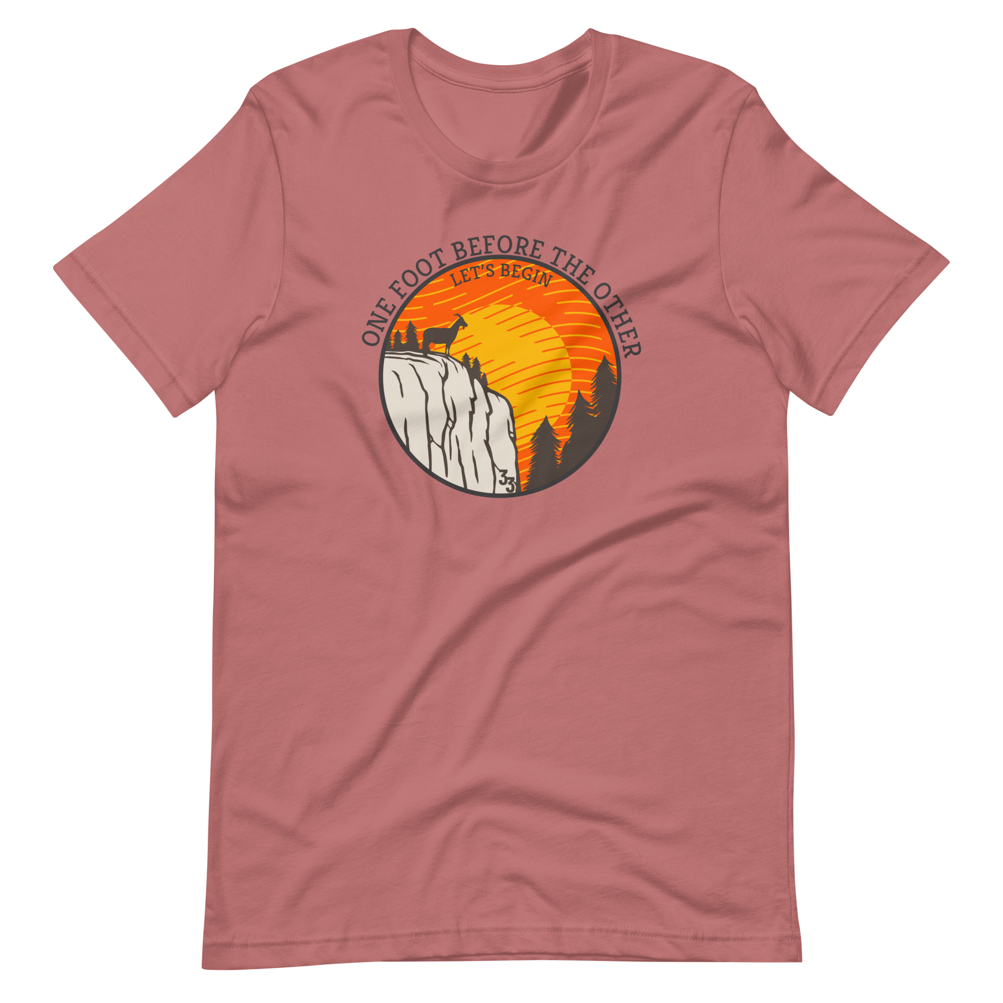 One Foot Before The Other Bella + Canvas Premium Cotton | 33 BMFS THE GOAT