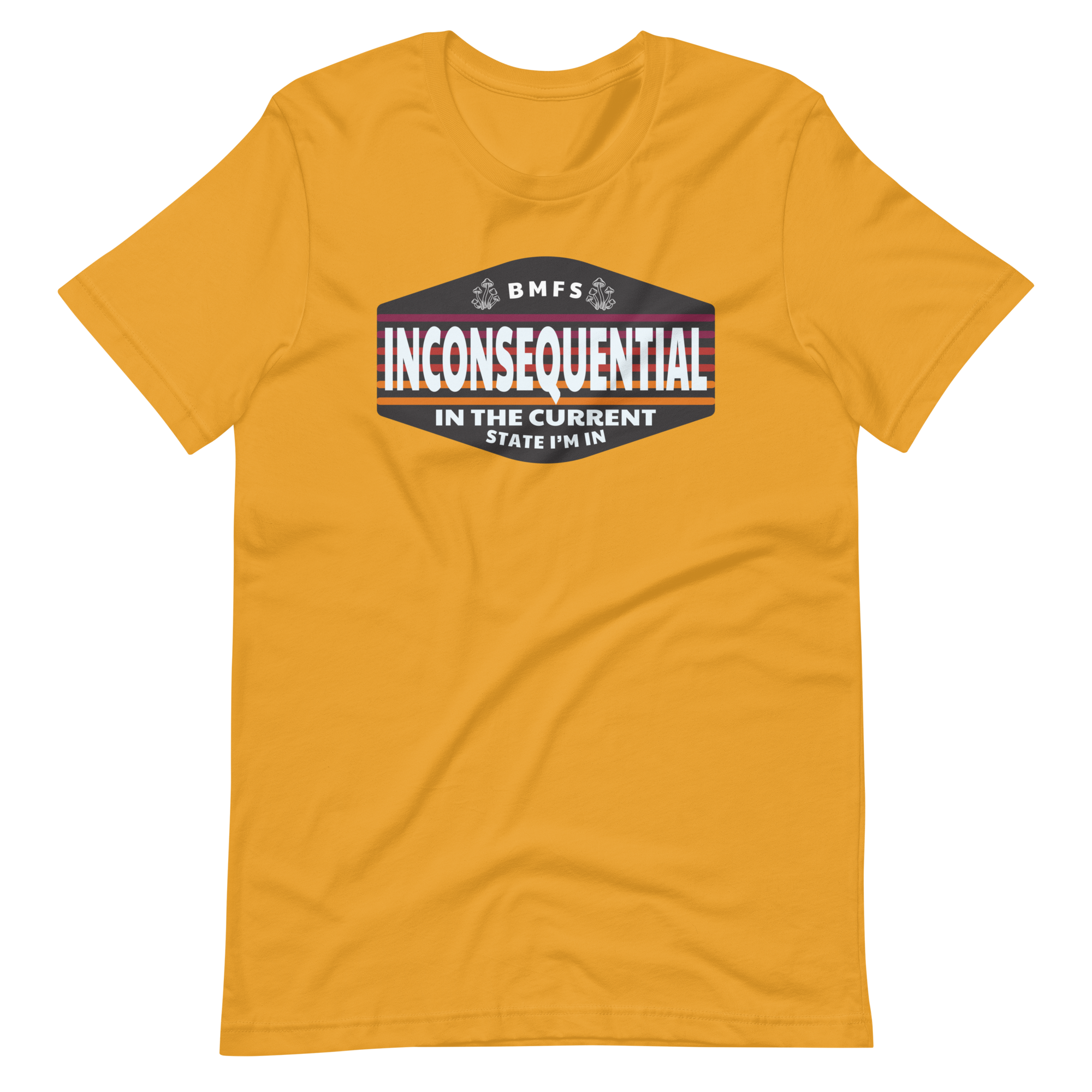 Inconsequential In The Current State I'm In Unisex t-shirt Bella + Canvas Premium Cotton | 33 BMFS THE GOAT
