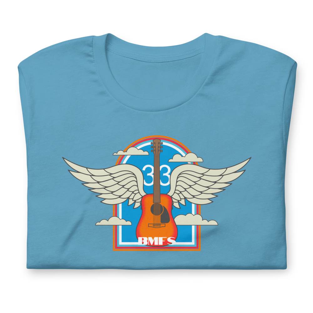 BMFS 33 Guitar Bella + Canvas Premium Cotton | 33 BMFS THE GOAT