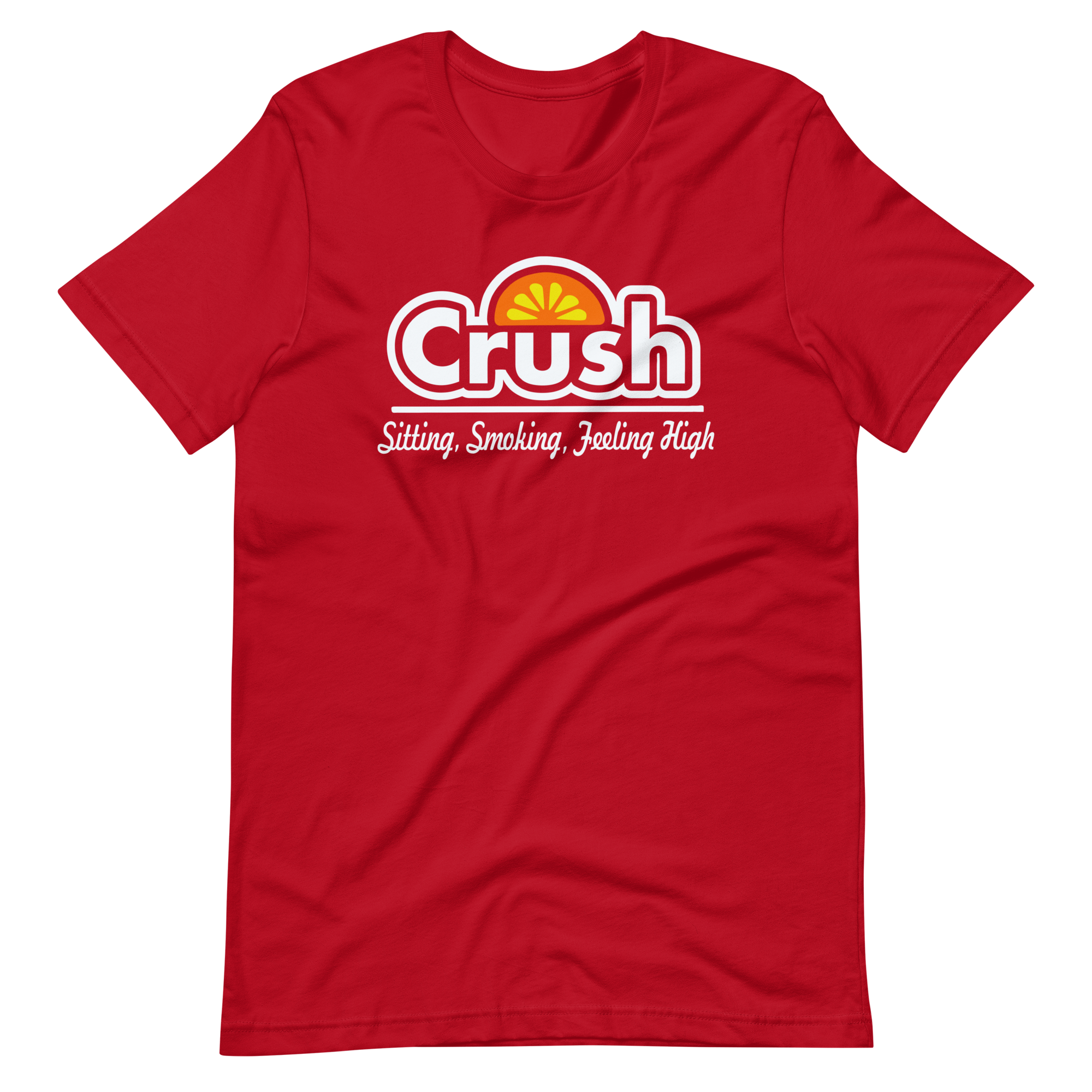 Crush Sitting Smoking Feeling High Bella+Canvas Short Sleeve | DMB Inspired Art