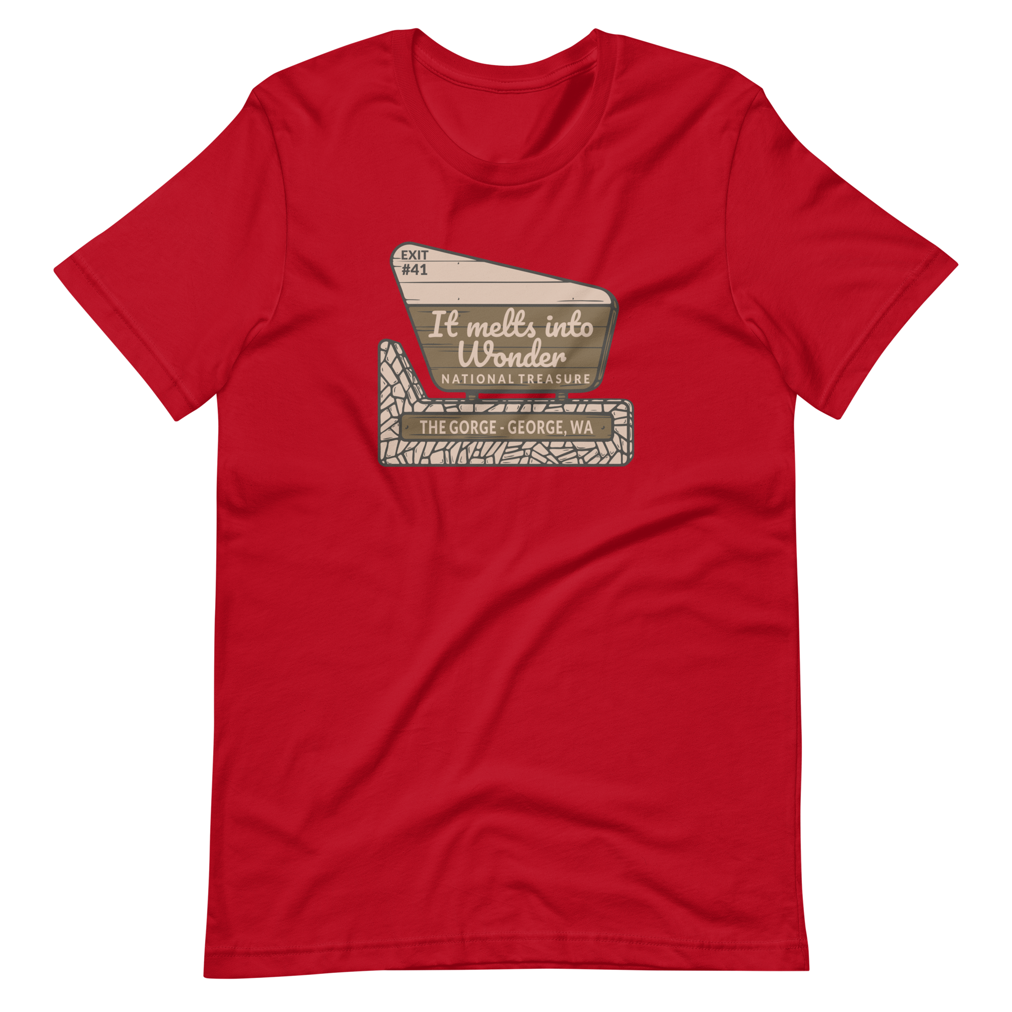 It Melts Into Wonder George Bella + Canvas Short Sleeve | DMB Inspired Art