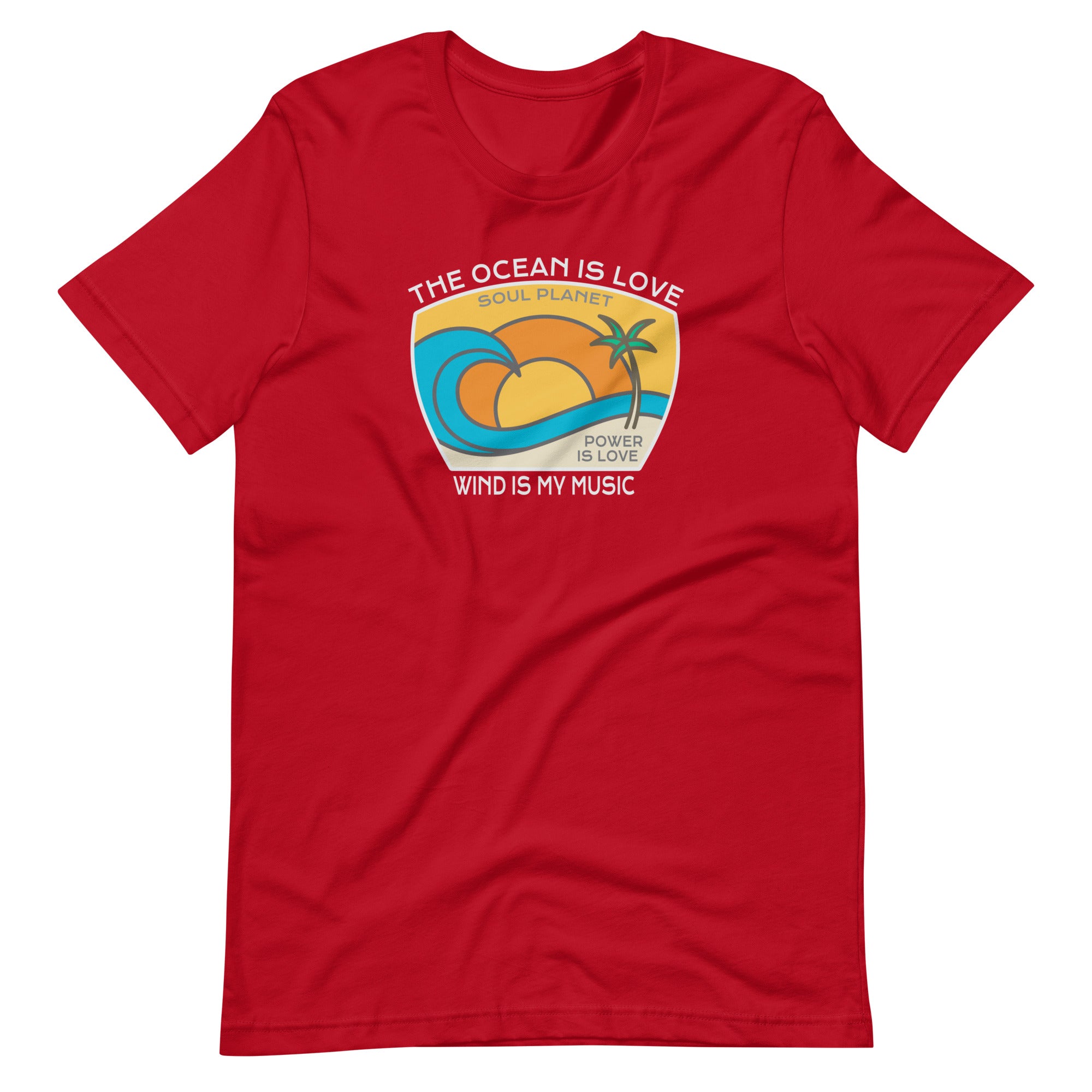 The Ocean Is Love  | Bella + Canvas Premium cotton | Short Sleeve