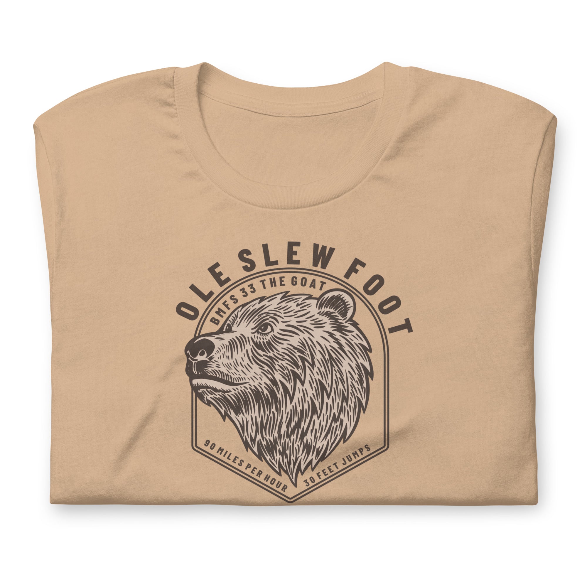 Ole Slew Foot Bella + Canvas Premium Cotton | 33 BMFS THE GOAT