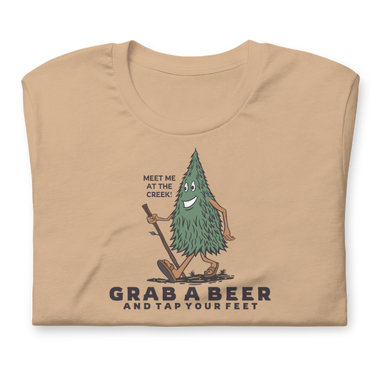Grab A Beer and Tap Your Feet Brewery Bella + Canvas Premium Cotton | 33 BMFS THE GOAT
