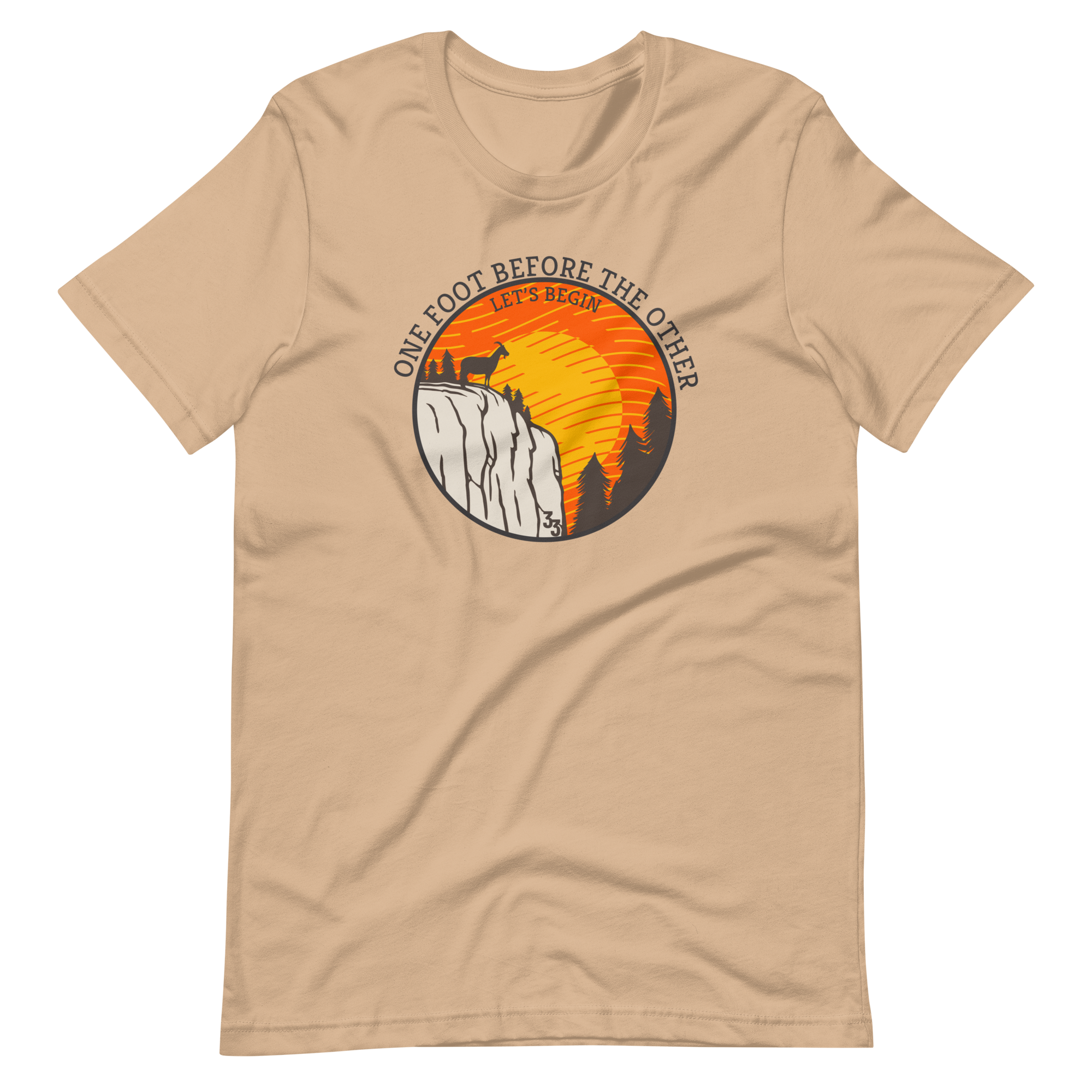 One Foot Before The Other Bella + Canvas Premium Cotton | 33 BMFS THE GOAT