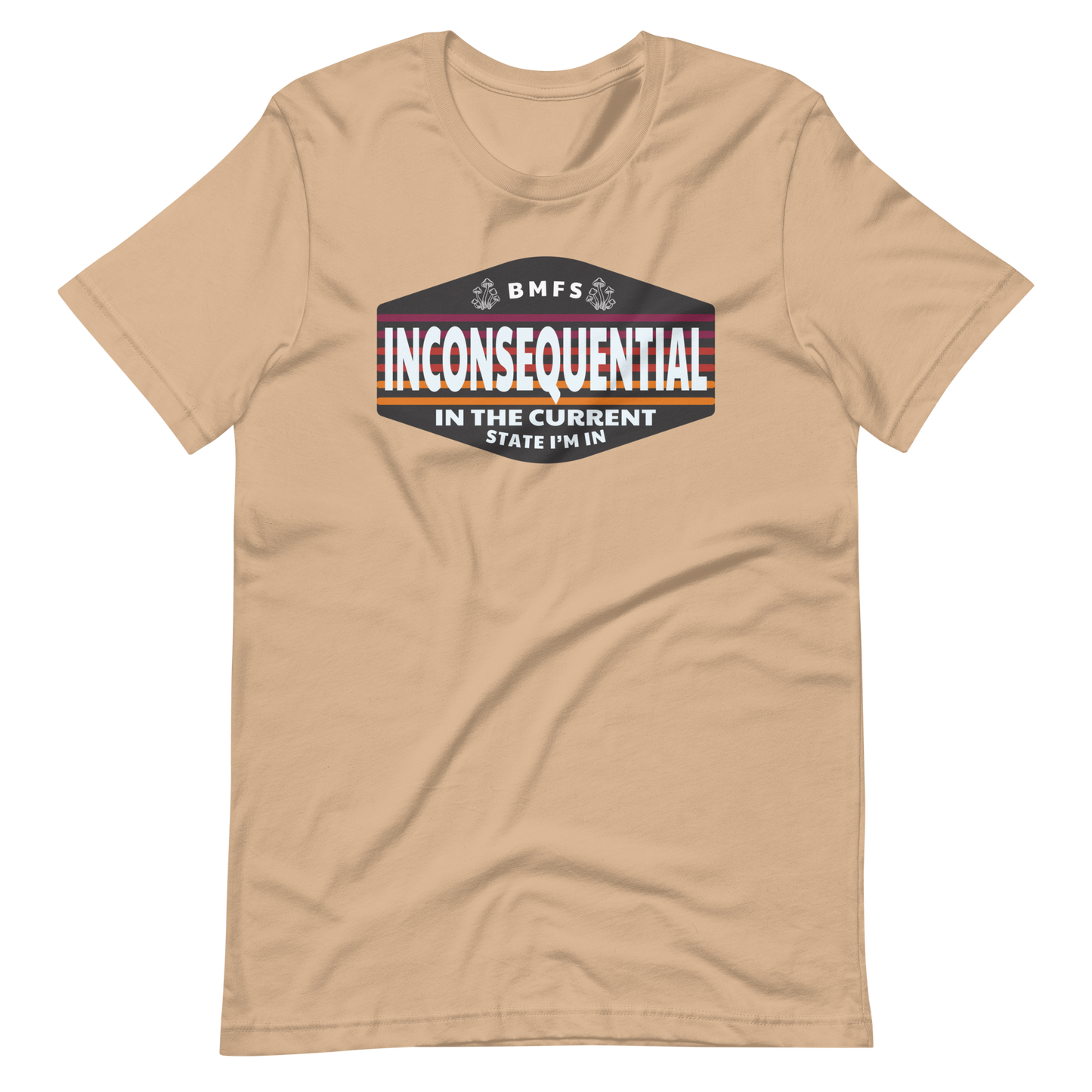 Inconsequential In The Current State I'm In Unisex t-shirt Bella + Canvas Premium Cotton | 33 BMFS THE GOAT