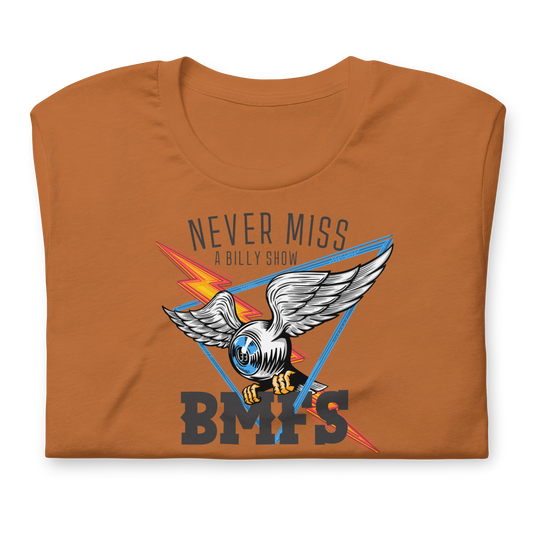 Never Miss A Billy Show BMFS Bella + Canvas Premium Cotton | 33 BMFS THE GOAT