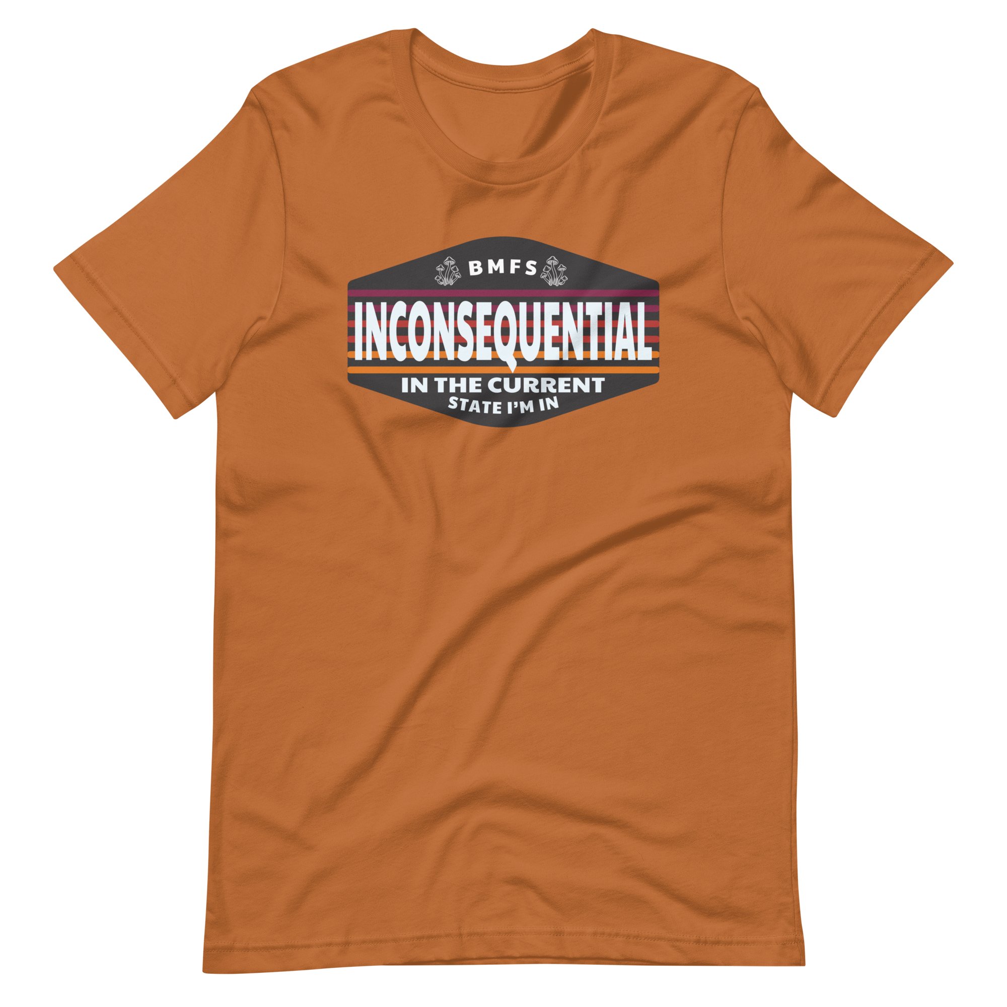 Inconsequential In The Current State I'm In Unisex t-shirt Bella + Canvas Premium Cotton | 33 BMFS THE GOAT