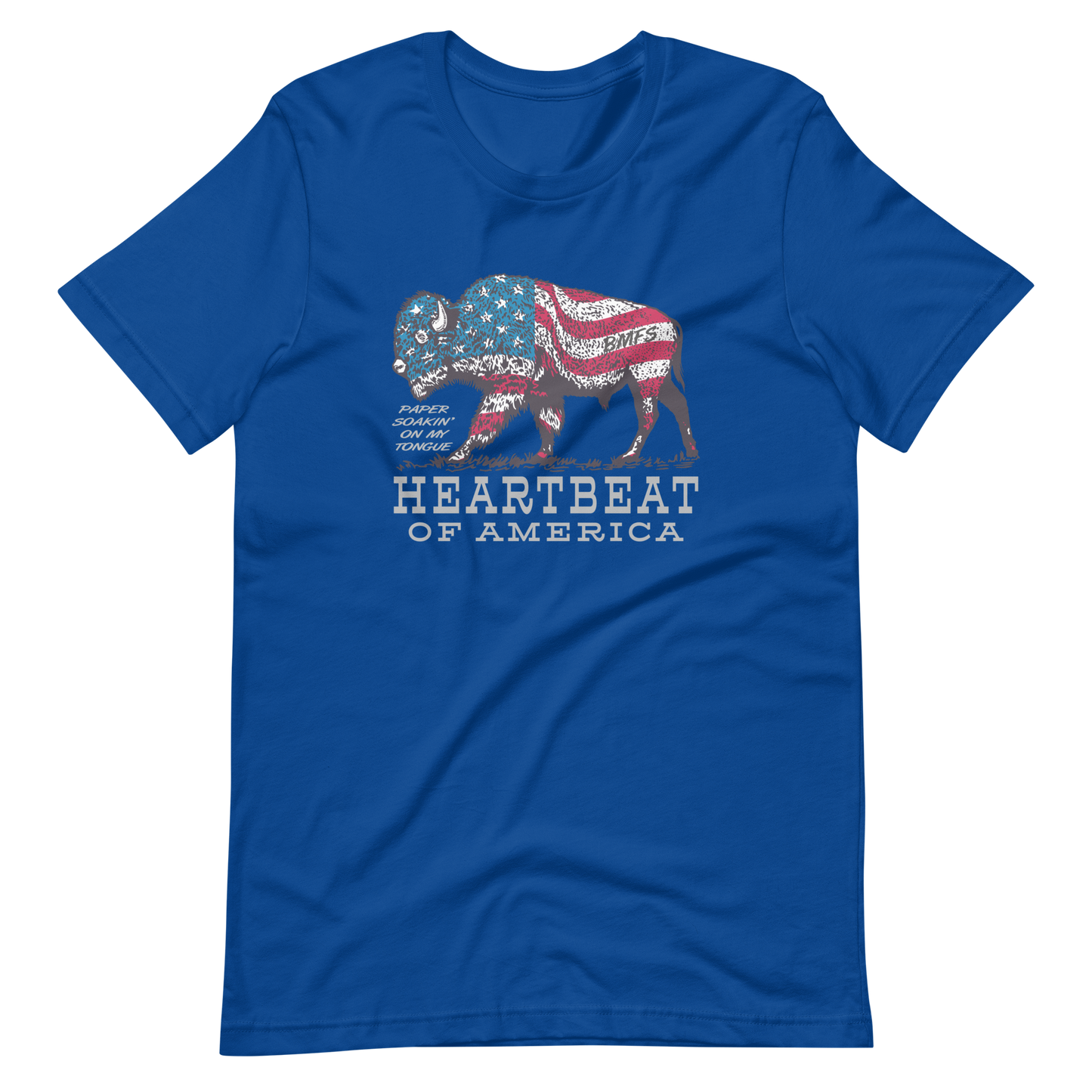 Heartbeat of America Bella + Canvas Premium Cotton | 33 BMFS THE GOAT